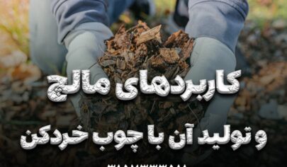 کاربرد مالچ چوب