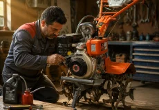 راهنمای سرویس و نگهداری تیلر قبل از شخم‌زنی