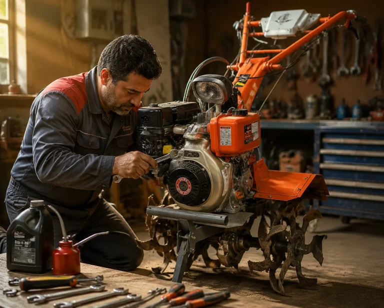 راهنمای سرویس و نگهداری تیلر قبل از شخم‌زنی